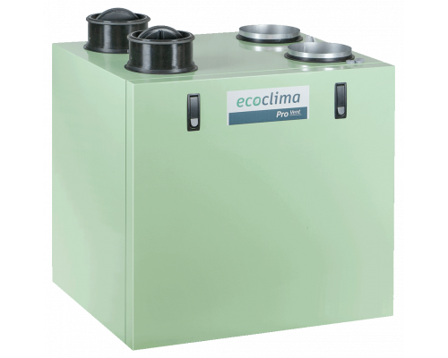 Вертикальная приточно-вытяжная установка с роторным рекуператором Ecoclima Pro Vent ECT PV-R 1000-E2.0-L-4