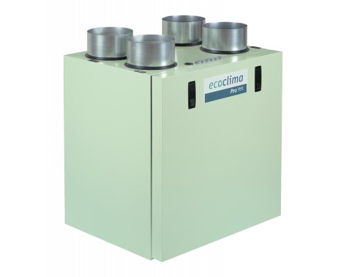 Вертикальная приточно-вытяжная установка с роторным рекуператором Ecoclima Pro Vent ECT PV-R 550-E1.0-R-4-Z Pro