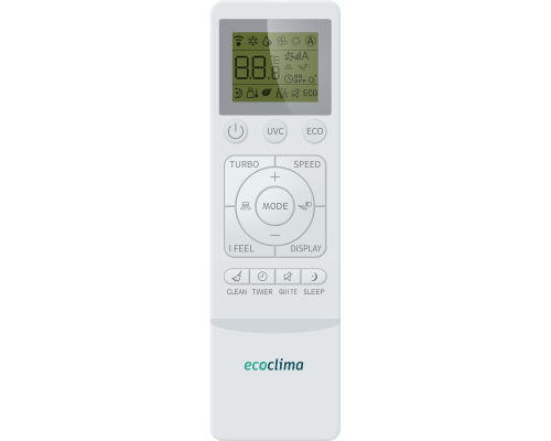 Настенный кондиционер Ecoclima ECW/I-12QCW + EC/I-12QC, белый