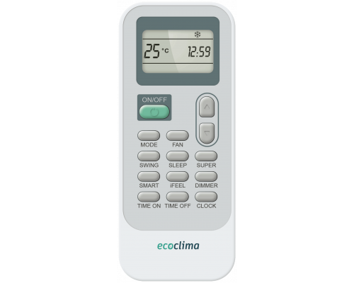 Настенный кондиционер Ecoclima ECW/I-HE07/AA-4R2 + EC/I-HE07/A-4R2, белый